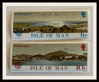 Isle of Man Scott # 99-100 Mint Never Hinged (Europa)