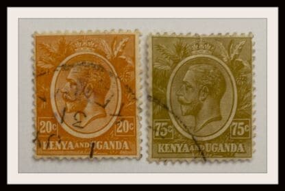 Kenya and Uganda Scott # 25/25 Used