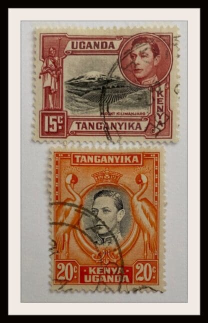 Kenya Uganda and Tanganyika Scott # 72/74d  Used