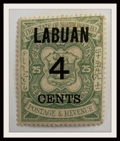 Labuan Scott # 93 Mint Hinged