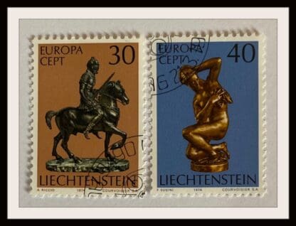 Liechtenstein Scott # 543-544 Used (Europa)