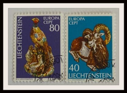 Liechtenstein Scott # 587-588 Used