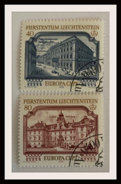 Liechtenstein Scott # 636-637 Used