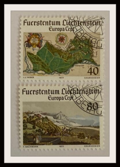 Liechtenstein Scott # 615-616 Used