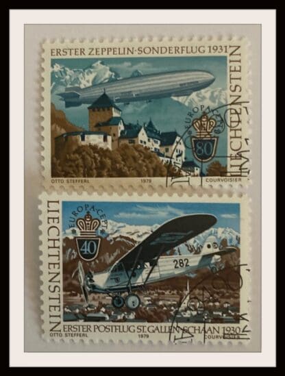 Liechtenstein Scott # 663-664 Used