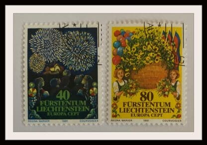 Liechtenstein Scott # 708-709 Used