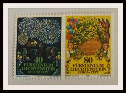 Liechtenstein Scott # 708-709 Mint Never Hinged