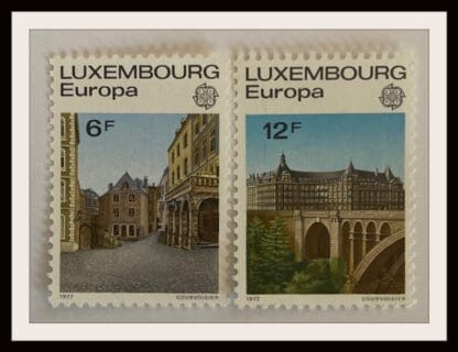 Luxembourg Scott # 597-598 Mint Never Hinged