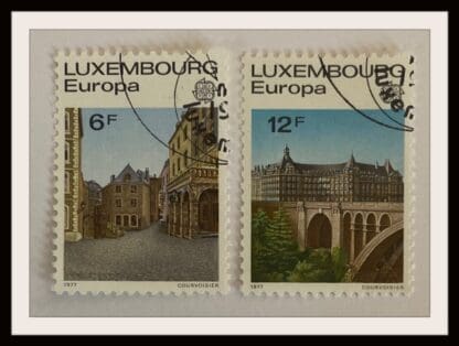 Luxembourg Scott # 597-598 Used