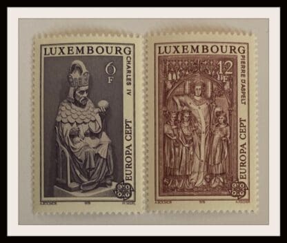 Luxembourg Scott # 609-610 Mint Never Hinged