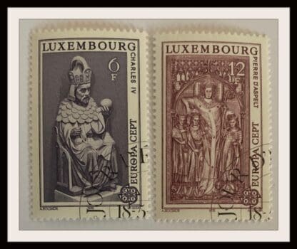 Luxembourg Scott # 609-610 Used