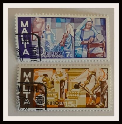 Malta Scott # 512-513 Used