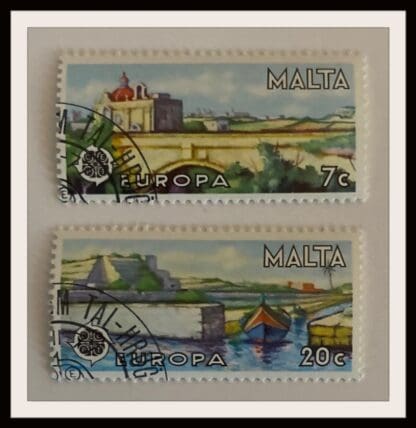 Malta Scott # 539-540 Used