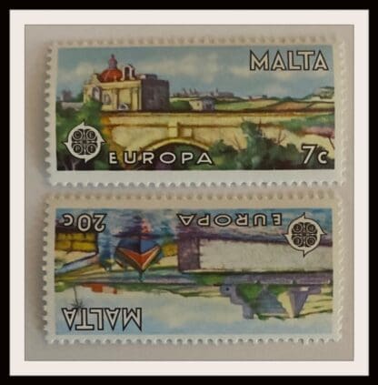 Malta Scott # 539-540 Mint Never Hinged