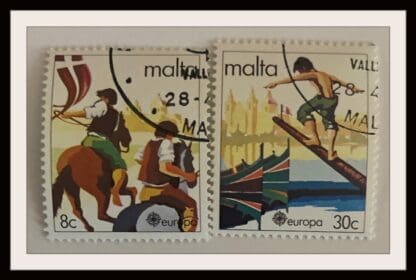 Malta Scott # 584-585 Used