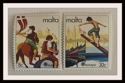 Malta Scott # 584-585 Mint Never Hinged