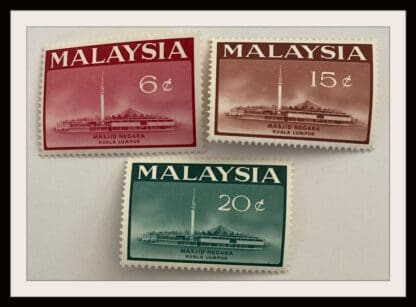 Malaysia Scott # 15-17 Mint Never Hinged