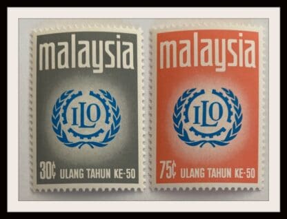 Malaysia Scott # 74-75 Mint Never Hinged