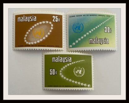 Malaysia Scott # 76-78 Mint Never Hinged