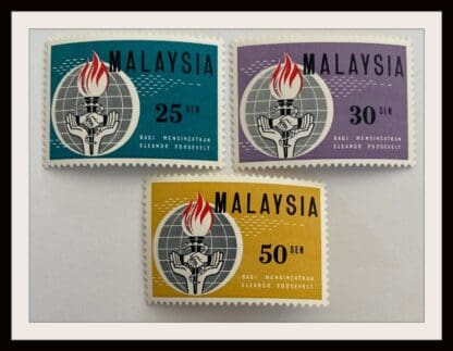 Malaysia Scott # 9-11 Mint Never Hinged