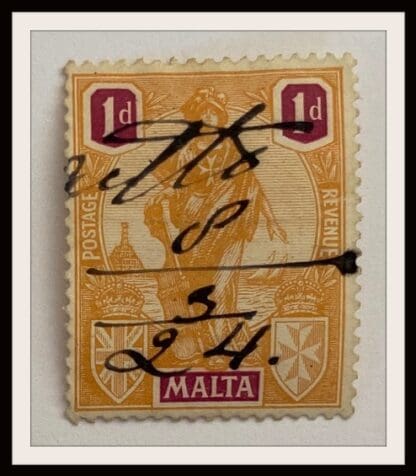 Malta Scott # 100 Used