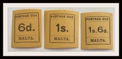 Malta Scott # J8-J10 Mint Hinged