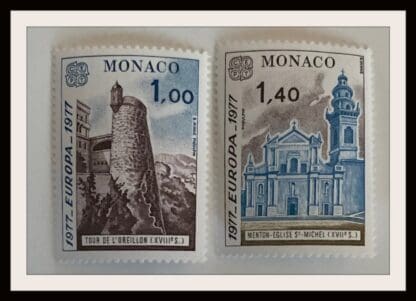 Monaco Scott # 1067-1068 Mint Never Hinged