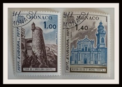 Monaco Scott # 1067-1068 Used