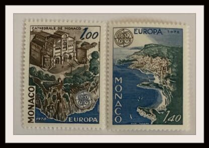 Monaco Scott # 1113-1114 Mint Never Hinged