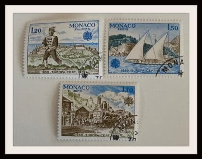 Monaco Scott # 1178-1180 Used