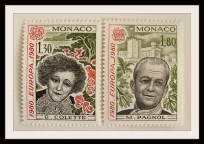 Monaco Scott # 1227-1228 Mint Never Hinged