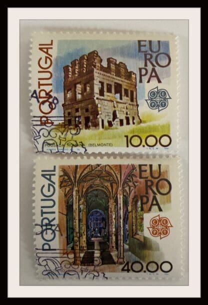 Portugal Scott # 1390-1391 Used