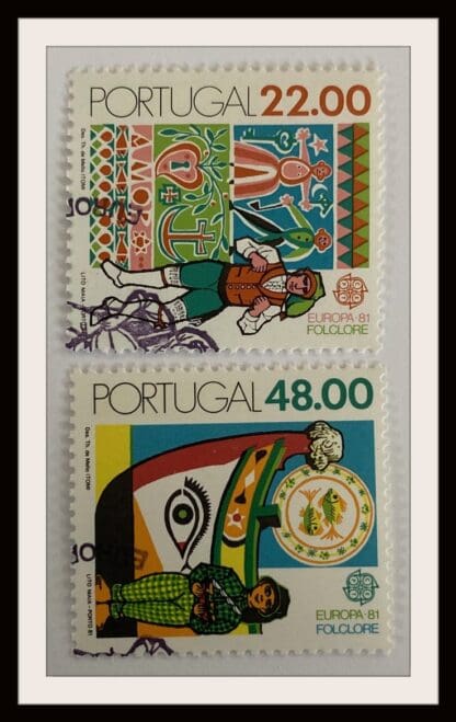 Portugal Scott # 1506-1507 Used