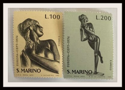 San Marino Scott # 840-841 Mint Never Hinged