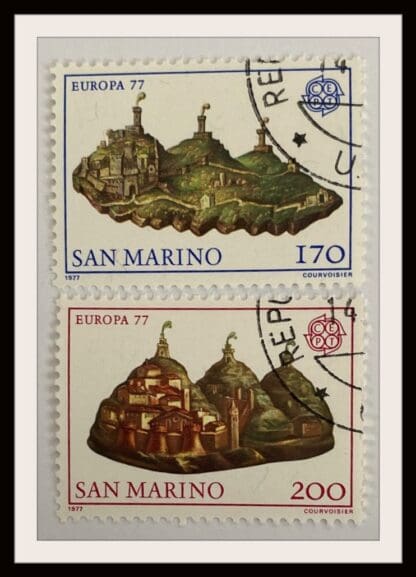 San Marino Scott # 906-907 Used