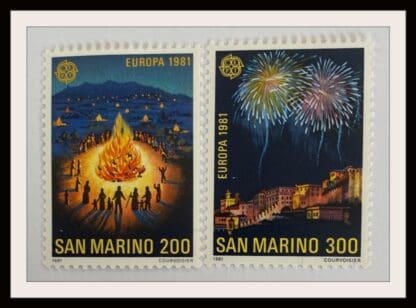 San Marino Scott # 998-999 Mint Never Hinged