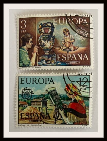 Spain Scott # 1941-1942 Used