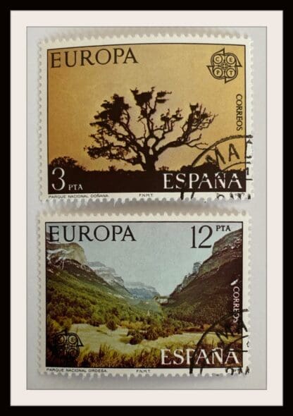 Spain Scott # 2041-2042 Used