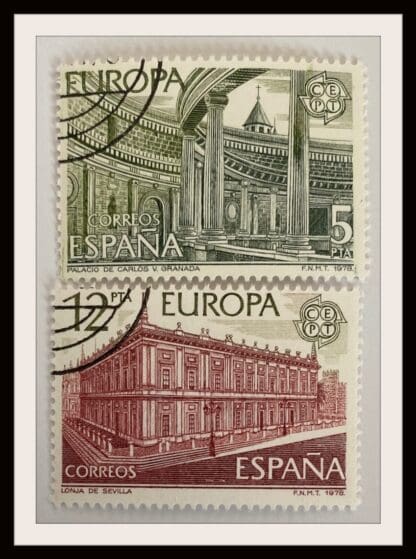 Spain Scott # 2101-2102 Used