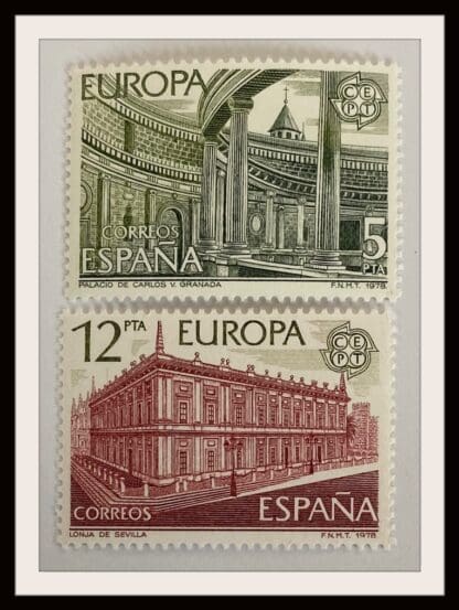 Spain Scott # 2101-2102 Mint Never Hinged