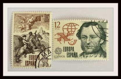 Spain Scott # 2147-2148 Used