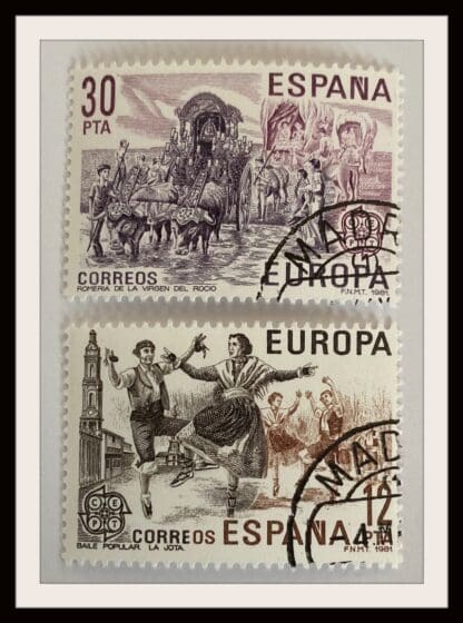 Spain Scott # 2236-2237 Used