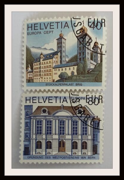 Switzerland Scott # 657-658 Used