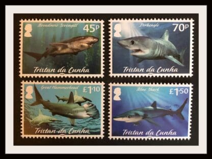 Tristan da Cunha Sharks Part 1 2020 Mint Never Hinged