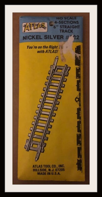 Atlas #222 6" Straight N.O.S. 4 pieces per package