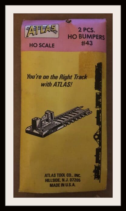 Atlas #43 Bumpers N.O.S.  2 per package