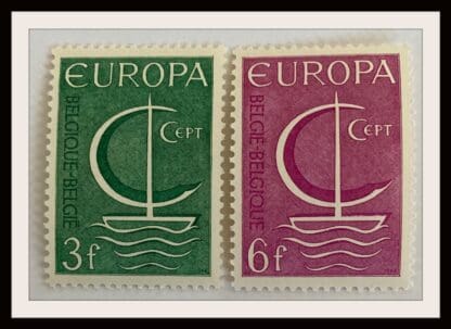 Belgium Scott # 675-676 Mint Never Hinged (Europa)