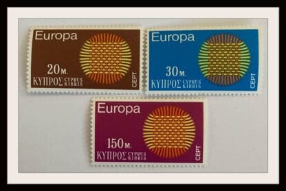 Cyprus Scott # 340-342 Mint Never Hinged (Europa)