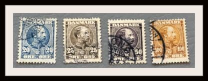 Denmark Scott # 65-69 Used