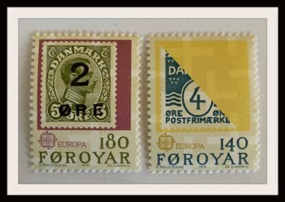 Faroe Scott #43-44 Mint Never Hinged (Europa)